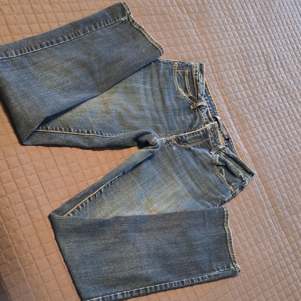 Classic Blue Straight Leg Jeans